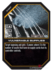 Vulnerable Supplies (Foil)